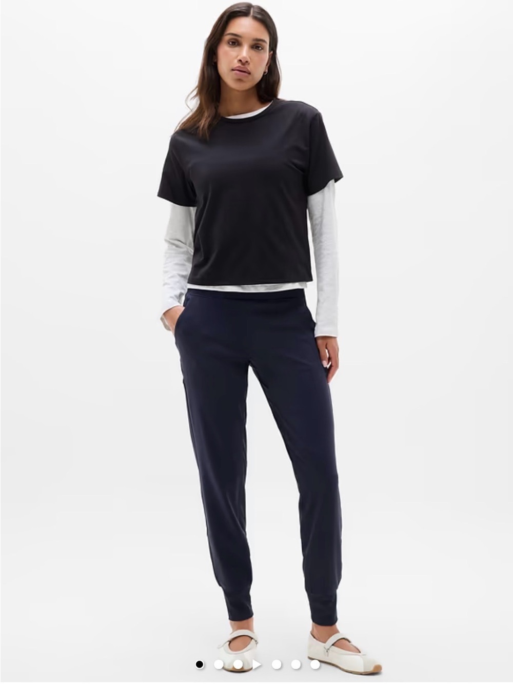 ATHLETA Venice High Rise Jogger Black Size XS